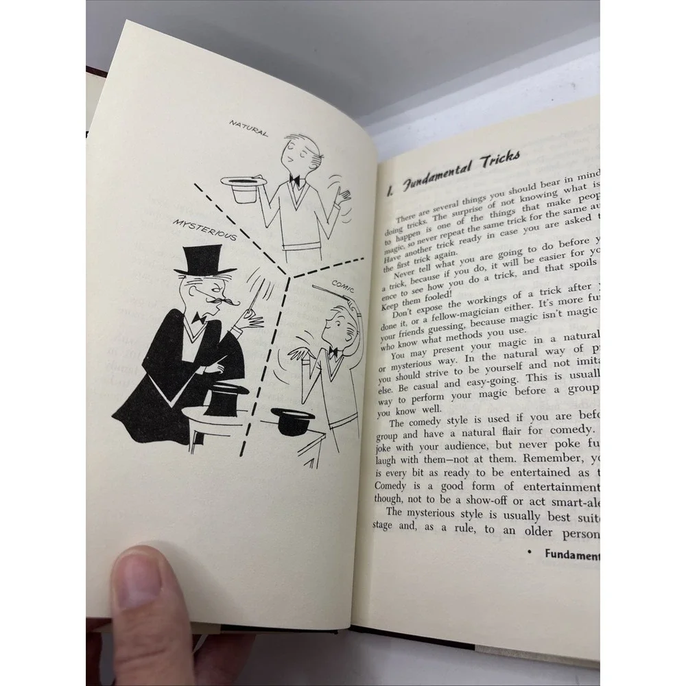 101 Best Magic Tricks by Guy Frederick 1956 Vintage Hardback Dust Jacket‎